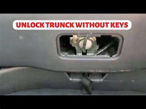 how to open honda city trunk without key|How To Open 2007 Honda Civic Trunk Without Key .